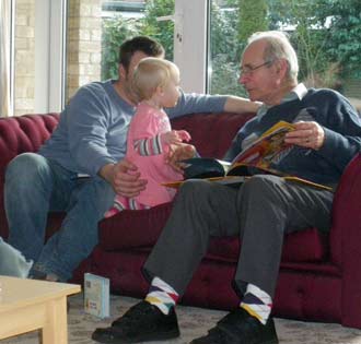 Lola talks to Granddad