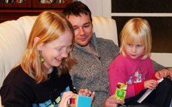 Melanie opening present