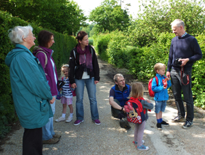 Family on Rogation walk