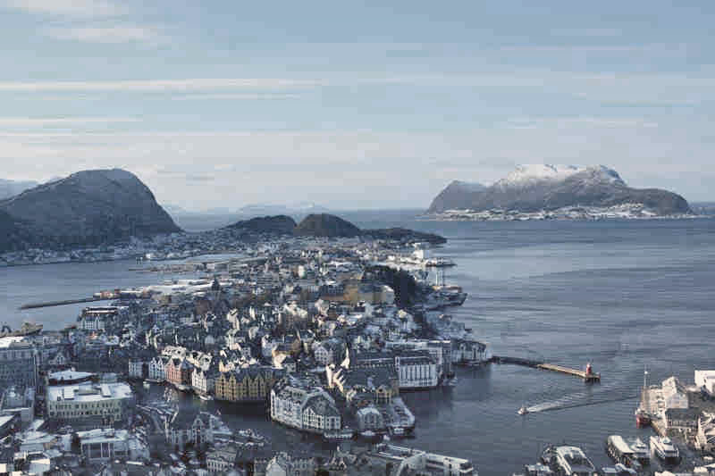 Alesund from Fjellstua