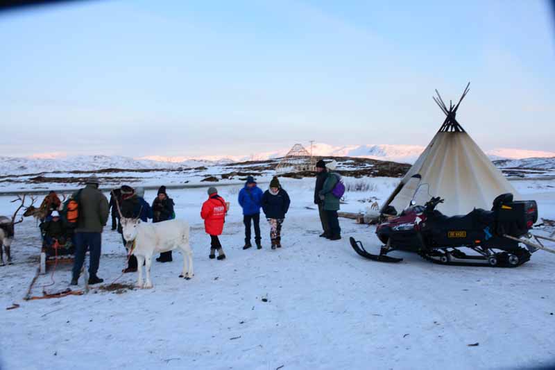Sami with reindeer 1