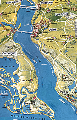 Arles map