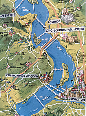 Avignon map
